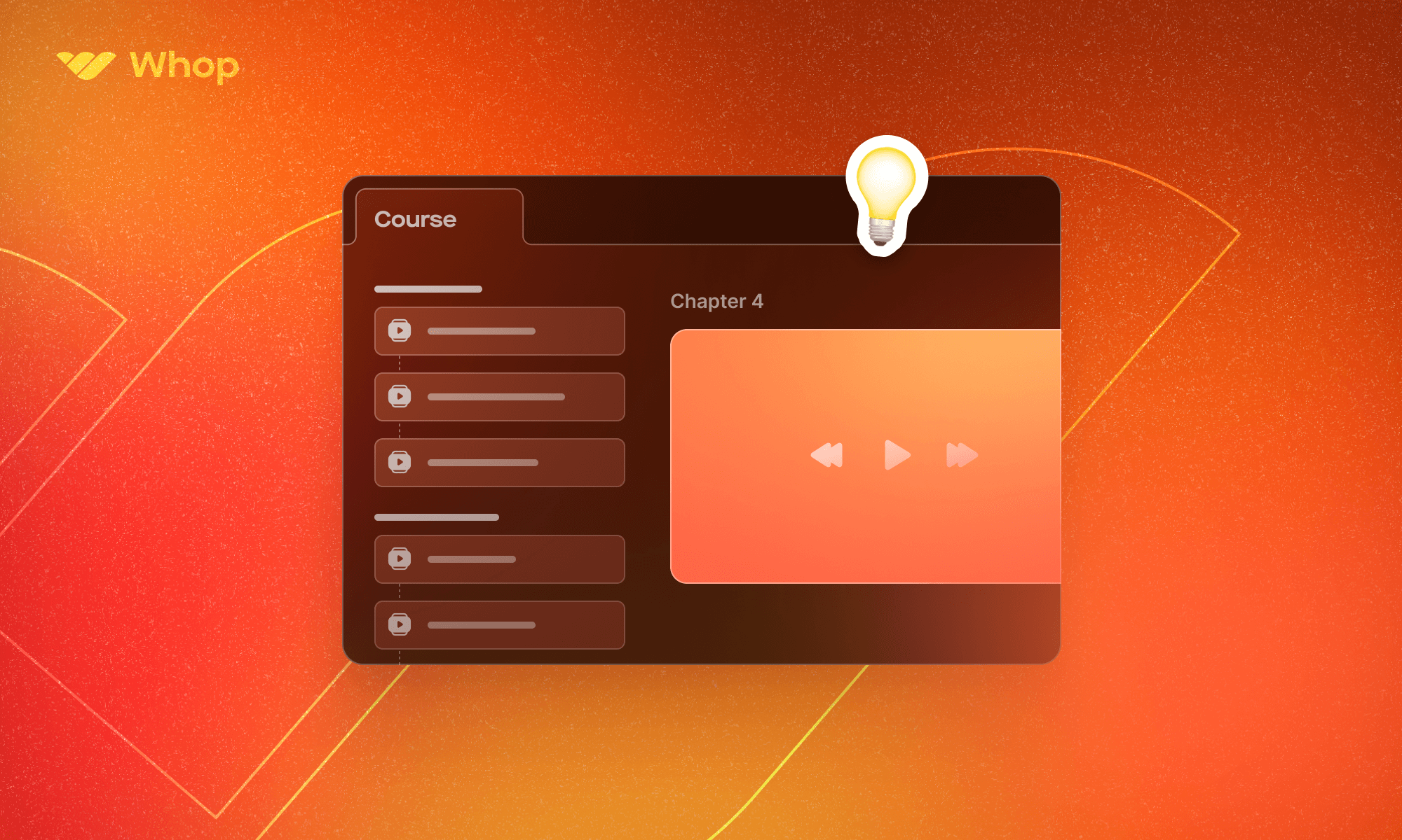sell courses on whop