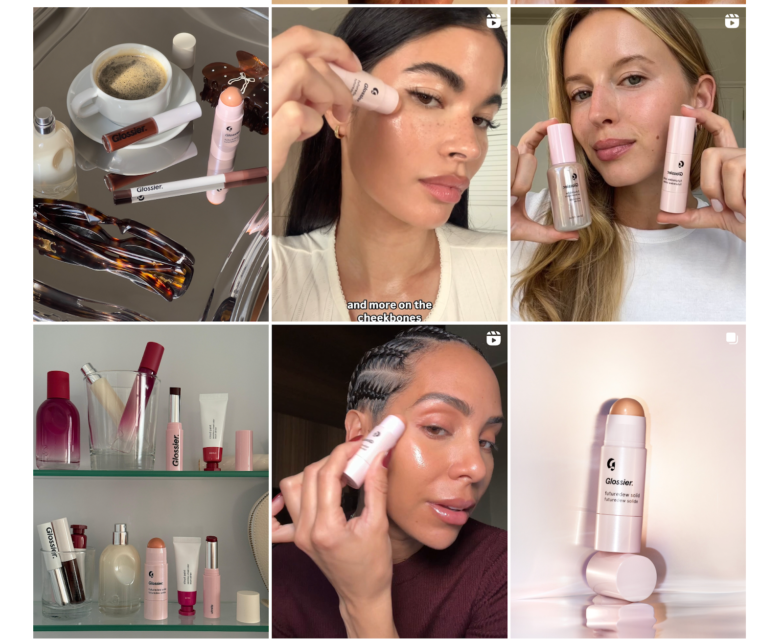 glossier